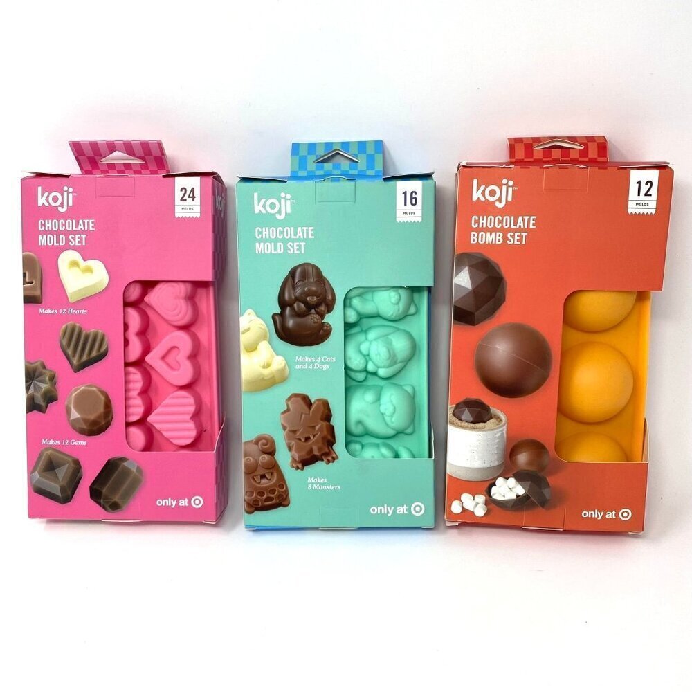 Koji Chocolate Candy Mold Bomb Sets Various